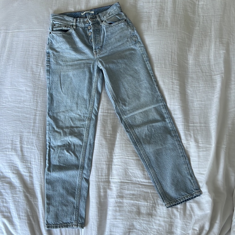 Pacsun Ultra High Rise Slim LIGHT-WASH
